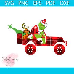 grinch driving jeep svg, christmas svg, grinch svg, cute grinch svg
