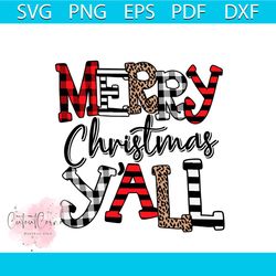 merry christmas y'all svg, christmas svg, christmas day svg, merry christmas svg