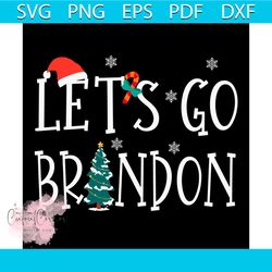 let's go braden brandon conservative anti liberal santa hat svg, christmas svg