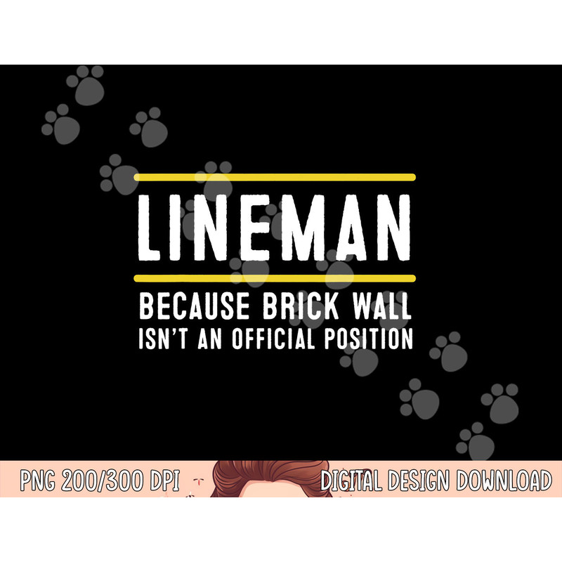 Funny Football Lineman Tshirt - Brick Wall copy.jpg