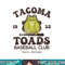 Tacoma Toads Baseball Retro Minor League Baseball Team png, sublimation.jpg