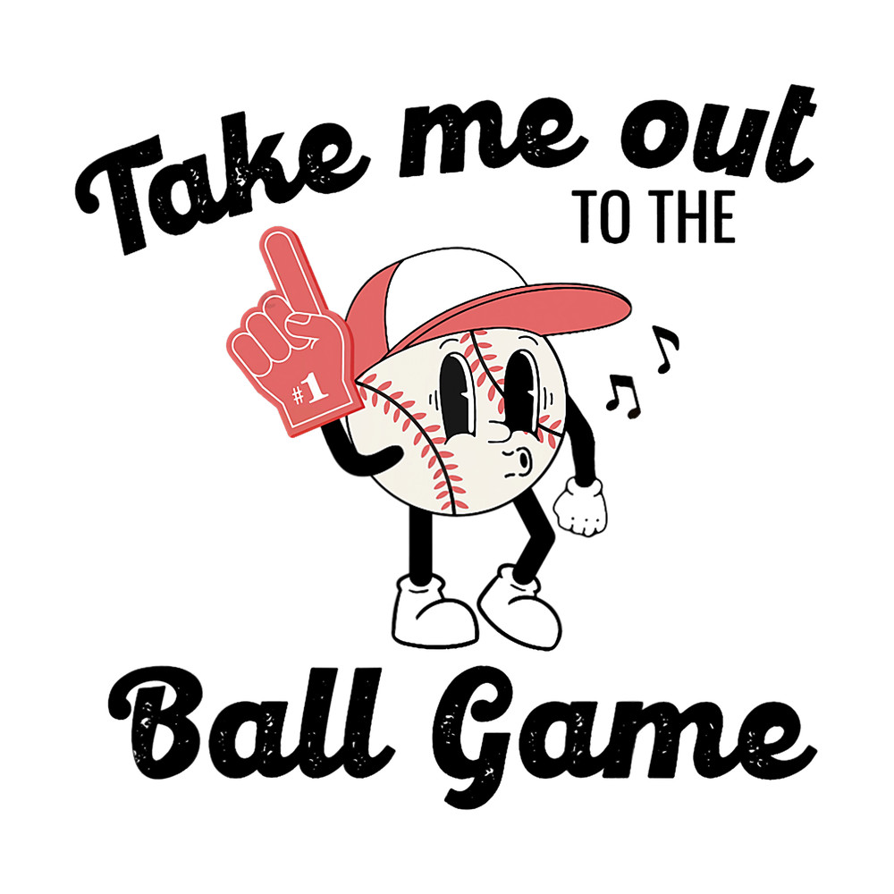 take me out to  ball game baseball player fans lover .png