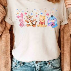 vintage pooh shirts, retro winnie the pooh shirt, pooh tigger piglet eeyore, retro pooh bear shirt, pooh and co est 1926