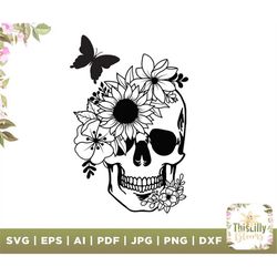 butterfly skull svg, halloween svg, machine cut, butterfly svg, digital file, digital download, cut file, skull svg, cli