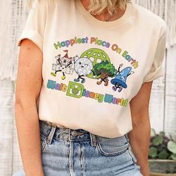 vintage walt disney world happiest place on earth shirt, disneyland shirt, disney family vacation shirt, magic kingdom,