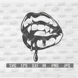 Vampire Lips svg | Vampire svg | Lips svg | Halloween svg | Vampire Lips png | Vampire Clipart | Vampire Cutfile | Lips