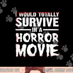funny horror movie art for men women halloween scary movies png, sublimation copy