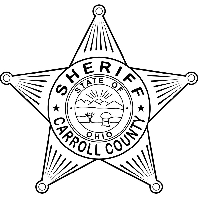 Carroll County Sheriff Badge Ohio vector file.jpg