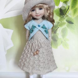 ruby red fashion friends doll clothes-dress, hat, jacket, socks