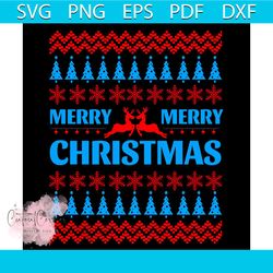 reindeer merry christmas svg, christmas svg, xmas svg, reindeer svg, christmas gift svg