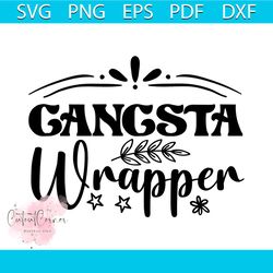 gangsta wrapper svg, christmas svg, xmas svg, star svg, christmas gift svg, christmas wrapper svg