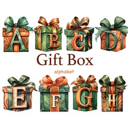 Gift Box Alphabet | Happy Birthday Letters
