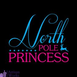 north pole princess svg, christmas svg, north pole svg, christmas princess svg, reindeer svg, merry christmas svg,