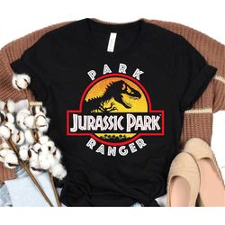 jurassic park circle park ranger t-shirt, jurassic world dinosaur raptor tee, jurassic park shirt, disneyland family vac