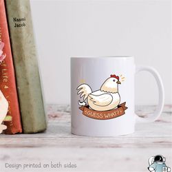 chicken butt coffee mug funny farmer or animal lover gift