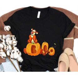 disney halloween tigger boo pumpkins shirt, mickey's not so scary party, disneyland spooky season tee, disneyland family