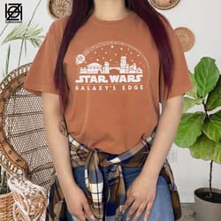 star wars galaxy's edge comfort colors shirt, star wars shirt, disney star wars shirt, star wars galaxy, star wars plane