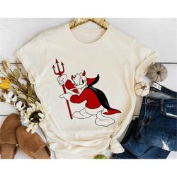 disney donald duck little devil halloween shirt, mickey's not so scary party, disneyland spooky season tee, disneyland f
