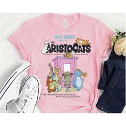 disney the aristocats cats playing piano t-shirt, the aristocats shirt, disneyland epcot family vacation shirt, magic ki