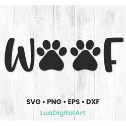 dog svg woof