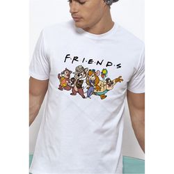 funny parody disney chip n dale goofy group rescue friends shirt