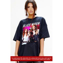 vintage graphic avengers black widow, black widow shirt, natasha romanoff tee, marvel shirt