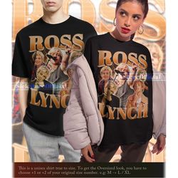 ross lynch vintage shirt, ross lynch homage tshirt, ross lynch fan tees, ross shor retro 90s sweater, ross lynch merch g