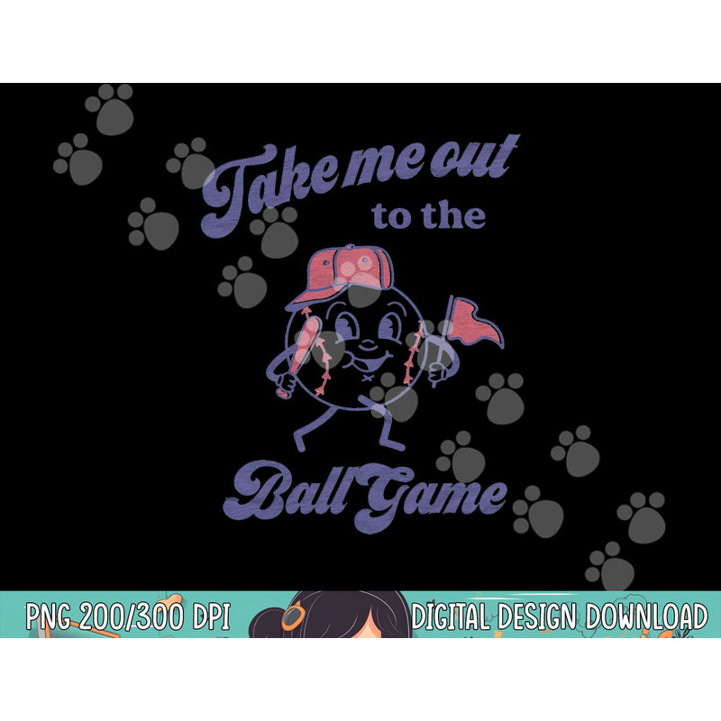 Take Me Out To The Ball Game Baseball Softball png, sublimation.jpg