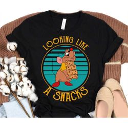 looking like a snack gus-gus shirt, disney cinderella shirt, disney snacks tee, disneyland epcot family vacation shirts,