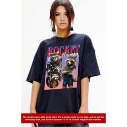 vintage graphic rocket racoon shirt, gotg shirt, the guardian of the galaxy, marvel shirt, movie shirt