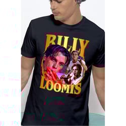 vintage graphic billy loomis shirt, scream movie series tee, tv series shirt
