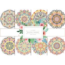 digital papers floral seamless pattern | graphic resources printable, scrapbook papers, background design, pattern desig