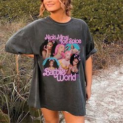 nicki minaj x ice spice barbie world vintage t-shirt, nicki minaj shirt, nicki minaj rapper shirt, nicki minaj merch, gi
