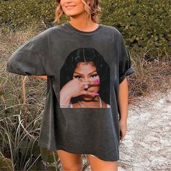 vintage nicki minaj t-shirt, nicki minaj vintage washed tee, bootleg shirt