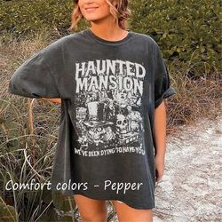 vintage haunted mansion t-shirt, the haunted mansion shirt, disney halloween t-shirt, mickey's not so scary party, disne