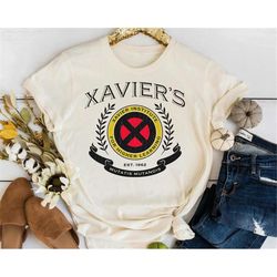 Marvel X-Men Xavier Institute for Higher Learning T-Shirt, Marvel Comic Shirt, Disneyland Epcot Family Vacation Birthday