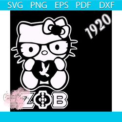 hello kitty 1920, zeta svg, 1920 zeta phi beta, zeta phi beta svg, z phi b