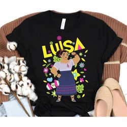 disney encanto luisa poster t-shirt, encanto t-shirt, luisa shirt, disneyland family trip matching shirt unisex adult t-