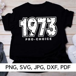 1973 Pro-Choice svg, Landmark 1973 svg, PNG, SVG,  Roe vs Wade svg, Protect Roe V Wade, Women rights, Digital Download