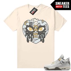 craft 4s shirts to match sneaker match tees sail 'sneaker heart'