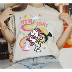 despicable me minions agnes unicorn rainbow graphic t-shirt, minions shirt,minions family matching tee,disneyland family