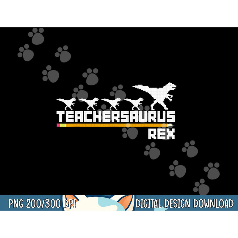 Teachersaurus Vintage T-Rex Dinosaur Teacher Back To School png, sublimation copy.jpg