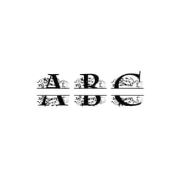 C Initial Split split letter c svg - Inspire Uplift