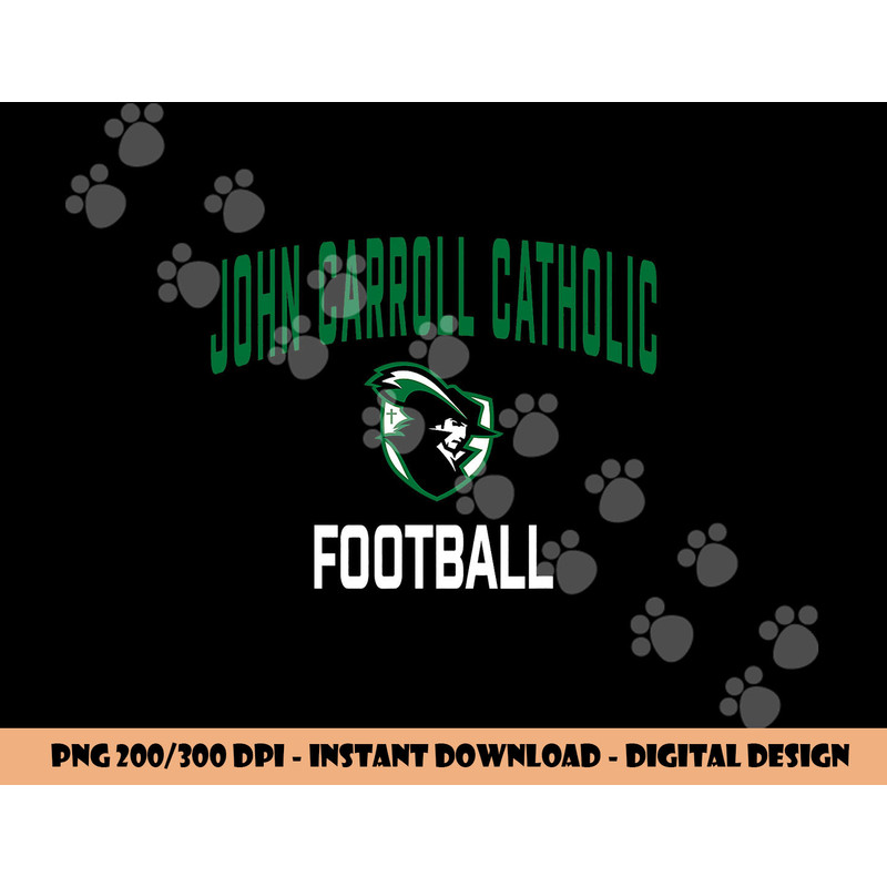 John Carroll Catholic High School Cavaliers Football png, sublimation copy.jpg