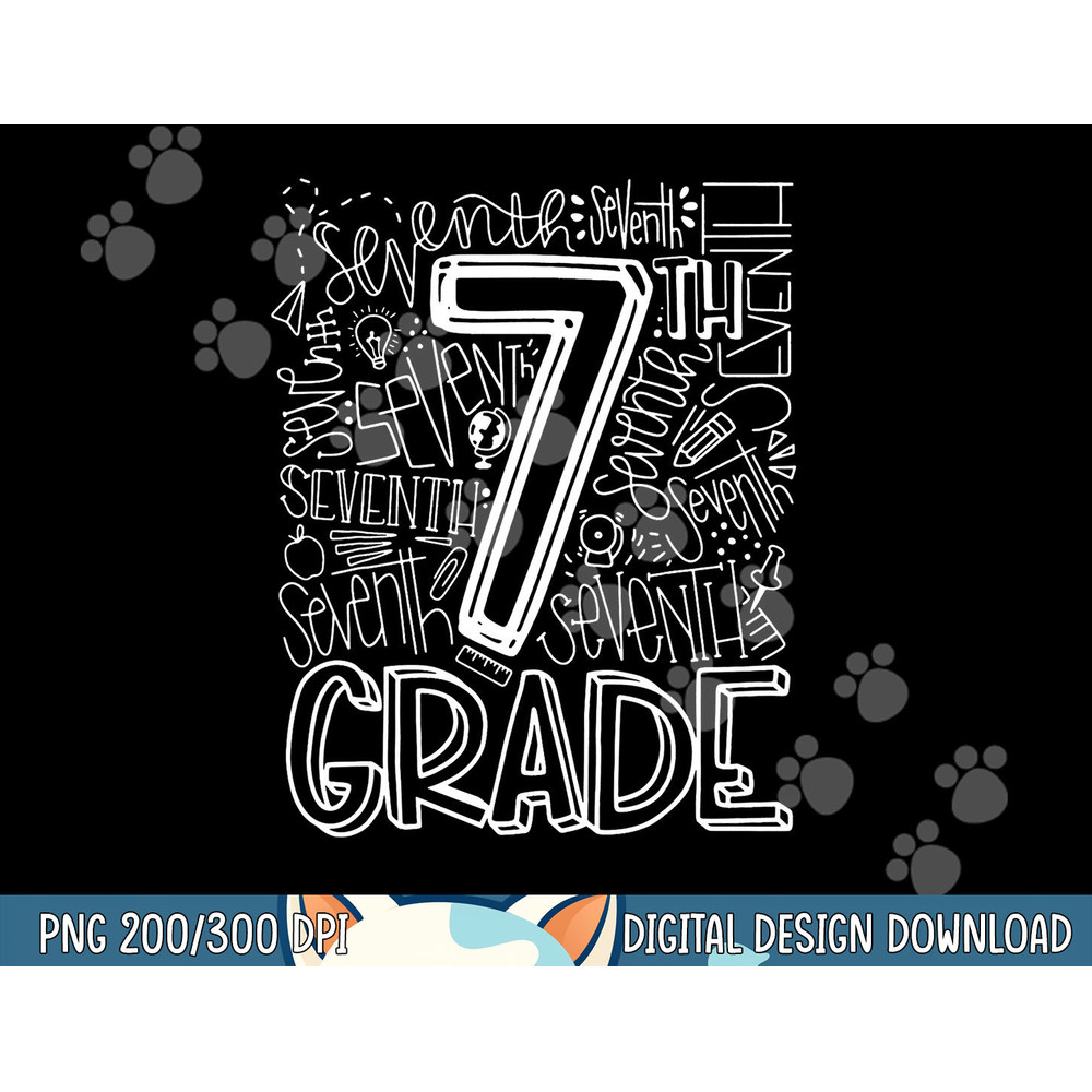 Team Kid Teacher Back To School 7th Seventh Grade Typography png, sublimation copy.jpg