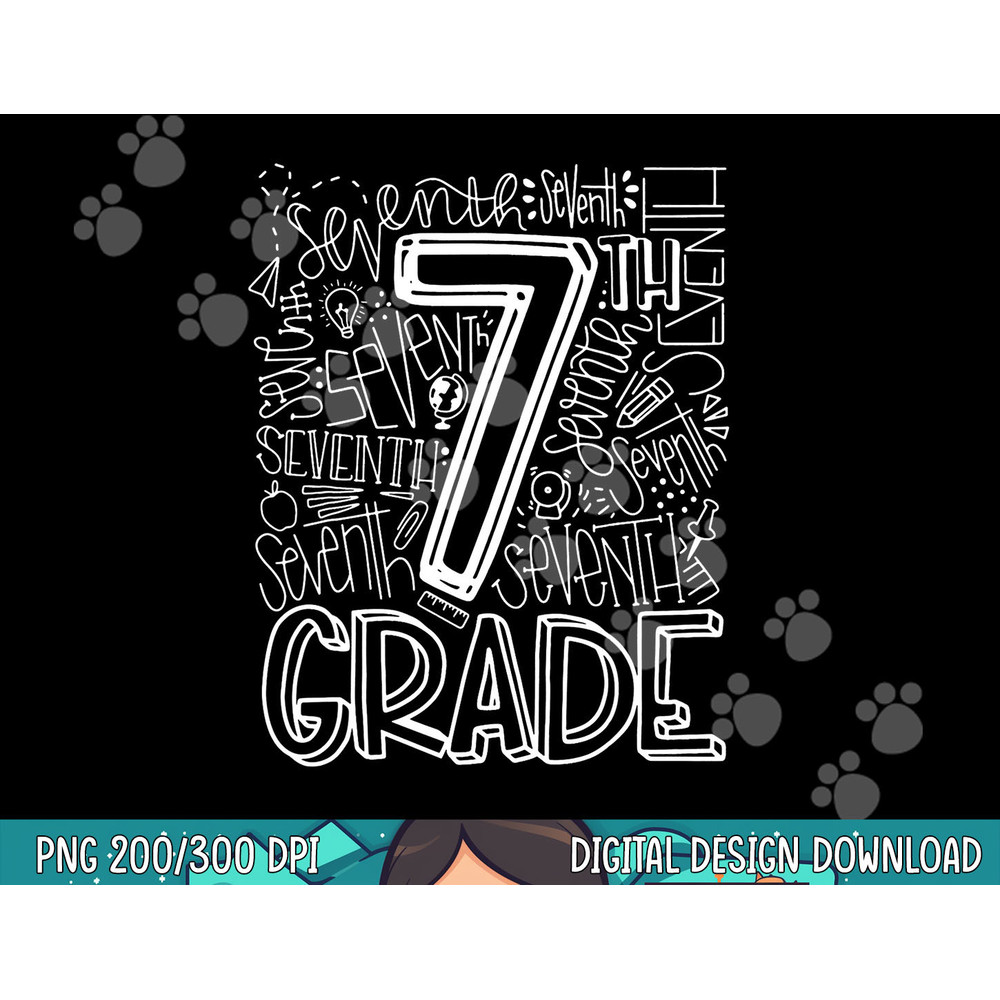 Team Kid Teacher Back To School 7th Seventh Grade Typography png, sublimation copy.jpg