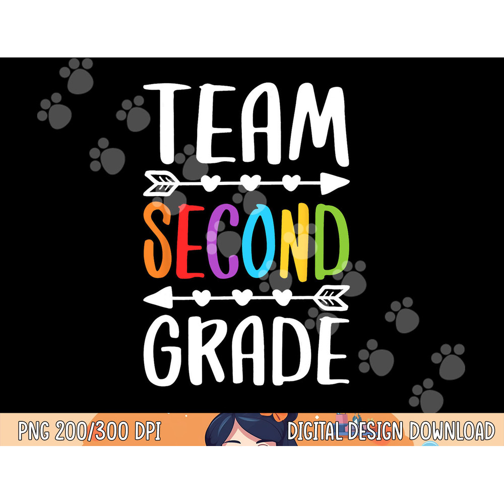 Team Second Grade png, sublimation 2nd Grade Teacher Student Shirt png, sublimation copy.jpg