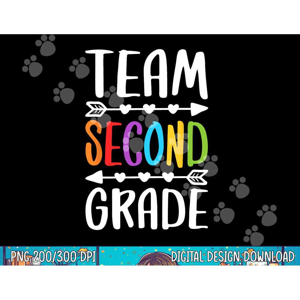 Team Second Grade png, sublimation 2nd Grade Teacher Student Shirt png, sublimation copy.jpg