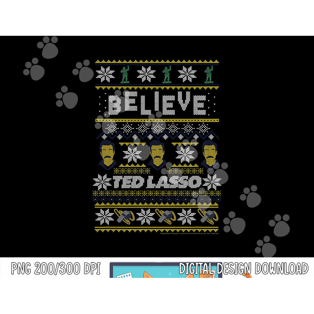 Ted Lasso Christmas Believe Ted Lasso Ugly Sweater png, sublimation copy.jpg