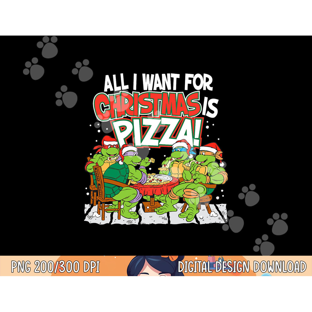 Teenage Mutant Ninja Turtles Pizza For Christmas png, sublimation copy.jpg